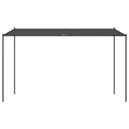 Walplus Gazebo Anthracite 4X4 M 180 G/ma Fabric And Steel - thumbnail 3