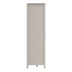 Wyld Haus Wildberry Cashmere 3-Door Wardrobe With Central Mirror And 2 Drawers, Leather Handles - thumbnail 6