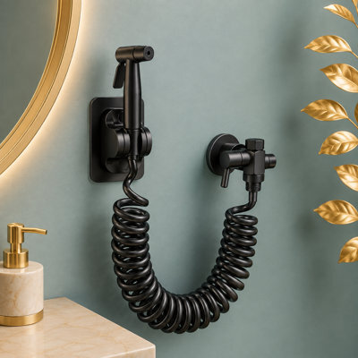 Toilet Sprayer Gun, Handheld Bidet Sprayer, Bathroom Connector Set With Water Separator, Grey - image 1