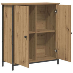 Berkfield Sideboard Artisan Oak 70X30X80 Cm Engineered Wood And Steel - thumbnail 5