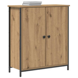 Berkfield Sideboard Artisan Oak 70X30X80 Cm Engineered Wood And Steel - thumbnail 3