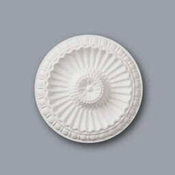 Yes-Online M62 Ceiling Rose - Medallion Floral Lightweight Resin Ornate Decor Traditional Classic Light Chandelier 28.5Cm
