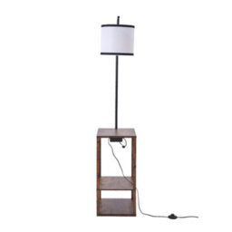 Living And Home Modern 2 In1 Living Room Floor Lamp With Side Table, Bedroom Reading Lamp - thumbnail 3