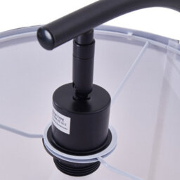 Living And Home Modern 2 In1 Living Room Floor Lamp With Side Table, Bedroom Reading Lamp - thumbnail 5