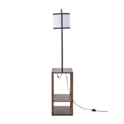 Living And Home Modern 2 In1 Living Room Floor Lamp With Side Table, Bedroom Reading Lamp - thumbnail 4