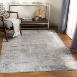Livabliss Brunswick Abstract Dusty Sage Taupe Light Grey White Pale Blue Olive Modern Marble Fringe Living Room Rug 152 X 225 Cm