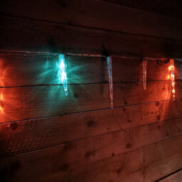 Samuel Alexander 6.9M Icicle Christmas Chaser Lights With 72 Rainbow Leds - thumbnail 5