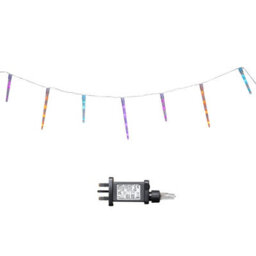 Samuel Alexander 6.9M Icicle Christmas Chaser Lights With 72 Rainbow Leds - thumbnail 9