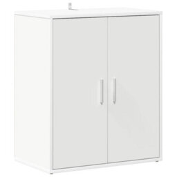 Berkfield Durable Shoe Cabinet White 60X35X70 Cm Engineered Wood - thumbnail 1