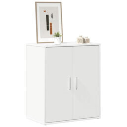 Berkfield Durable Shoe Cabinet White 60X35X70 Cm Engineered Wood - thumbnail 4