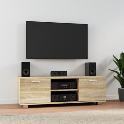 Berkfield Tv Cabinet Sonoma Oak 120X40.5X35 Cm Engineered Wood - image 1