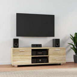Berkfield Tv Cabinet Sonoma Oak 120X40.5X35 Cm Engineered Wood - thumbnail 1