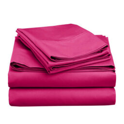 Ameha Plain 3-Piece Duvet Pink Quilt Cover Breathable Microfiber Reversible King Set With Pillowcase 230 X 220 Cm - thumbnail 8