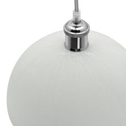 Long Life Lamps Company Modern Dome Frosted Opaque Glass Ceiling Pendant Light M0214 - thumbnail 5