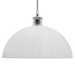 Long Life Lamps Company Modern Dome Frosted Opaque Glass Ceiling Pendant Light M0214 - thumbnail 4