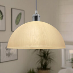 Long Life Lamps Company Modern Dome Frosted Opaque Glass Ceiling Pendant Light M0214 - thumbnail 6