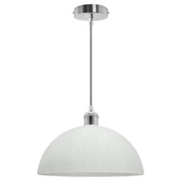 Long Life Lamps Company Modern Dome Frosted Opaque Glass Ceiling Pendant Light M0214 - thumbnail 3