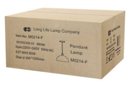 Long Life Lamps Company Modern Dome Frosted Opaque Glass Ceiling Pendant Light M0214 - thumbnail 9