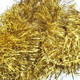 HSD Fine Gold Tinsel Garland - 2M (6.5Ft), Festive Christmas & Party Decoration, Mantel & Home Decor - thumbnail 2
