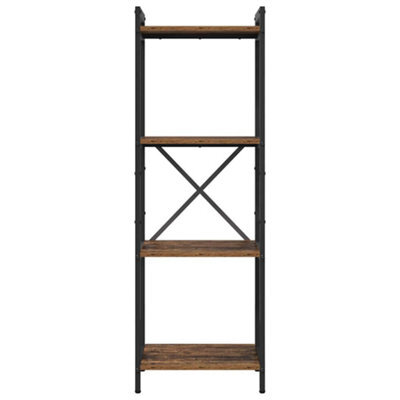 Berkfield Modern Bookcase Old Wood 40 X 30 X 118 Cm Engineered Wood - image 1