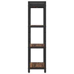 Berkfield Modern Bookcase Old Wood 40 X 30 X 118 Cm Engineered Wood - thumbnail 5
