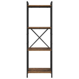 Berkfield Modern Bookcase Old Wood 40 X 30 X 118 Cm Engineered Wood - thumbnail 1