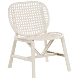 Gardenlux Garden Bistro Set - Off-White Low Table And 2 Low-Profile Chairs - Wyld And Coco - thumbnail 3