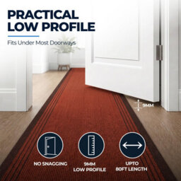 "Bravich Red Hallway Runner 66 X 915Cm (2'2"" X 30')" - thumbnail 8