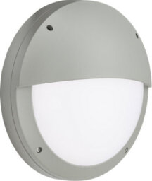 Luminosa Lighting Luminosa Led Eyelid Bulkhead Cct With Emergency & Daylight Sensor Grey 230V Ip65 18W
