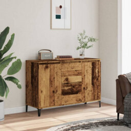 Berkfield Sideboard Old Wood 102X35X70 Cm Engineered Wood - thumbnail 3