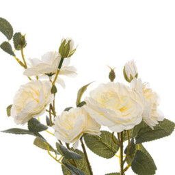 Hill Interiors Cottage Rose Green Stem Faux Plant - thumbnail 2