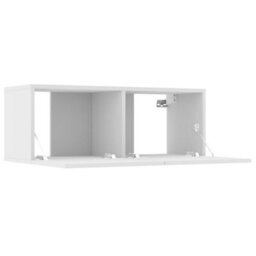 Berkfield Tv Cabinets 4 Pcs White 80X30X30 Cm Engineered Wood - thumbnail 9
