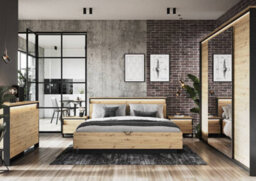 Arte Quant 02 - Chic Eu King Size Ottoman Bed (180X200Cm) With Pneumatic Opening, Led Lighting And Underbed Storage - thumbnail 5