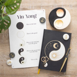 30Cm Yin Yang Metal Hanging Sign - Modern Balance Decor - thumbnail 5