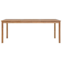 Berkfield 9 Piece Garden Dining Set Solid Teak Wood - thumbnail 9