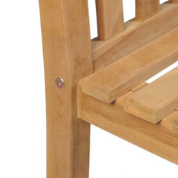 Berkfield 9 Piece Garden Dining Set Solid Teak Wood - thumbnail 7