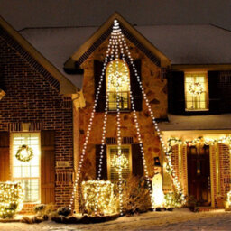 300Led Waterfall Lights Bright - Multi Use And Flexible - Bright White Led - 6 Light Sequences - Corded Electric - Energy Saving