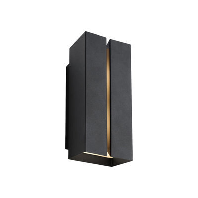 Nordlux Clarini Outdoor Wall Light Black Metal Solar E27 Sensor Coastal/marine Safe - Mains Powered, Ip54 - image 1