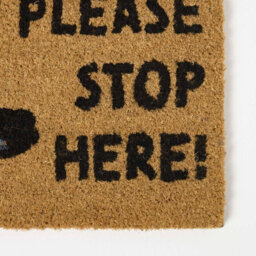 Homescapes 'santa Stop Here' Rubber & Coir Doormat, 40 X 60 Cm - thumbnail 2