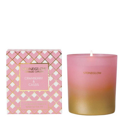 Stoneglow Candles Seasonal Tumbler Candle - Cranberry & Cassis - image 1