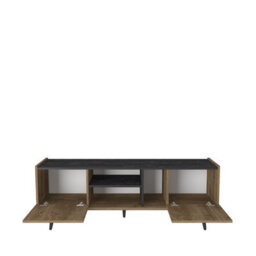 Decorotika Ekvador Modern Tv Stand Tv Unit For Tv's Up To 70 Inches Walnut&bendire - thumbnail 6