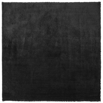 Beliani Shaggygy Rug Evren Black 200 X 200 Cm - image 1