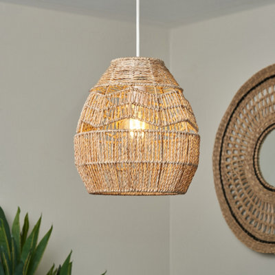 Inlight Rhea Natural Tapered Lamp Shade (D)21.5Cm - image 1