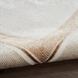 Modern Plain Rug, 10mm Pile Modern Rug, Ivory Cream Rug, Anti-Shed Bordered Rug For Bedroom, & Livingroom-160Cm X 221Cm - thumbnail 5
