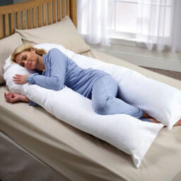 Ultimate Full Body Support Pillow - U-Shaped Side Sleeper Or Pregnancy Cushion With Hollowfibre Filling & Microfibre Pillowcase - thumbnail 2