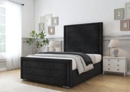 Comfort Beds Anna Black Naples Bed Frame - thumbnail 1