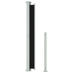 Vidaxl Patio Retractable Side Awning 180X500 Cm Black - thumbnail 5
