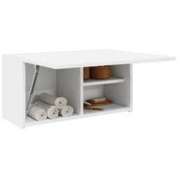 Berkfield Bathroom Wall Cabinet White 60X25X30 Cm Engineered Wood