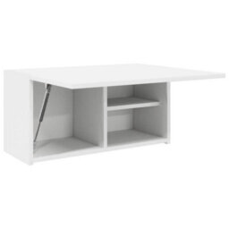Berkfield Bathroom Wall Cabinet White 60X25X30 Cm Engineered Wood - thumbnail 5