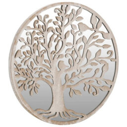 Berkfield Mirror Sand 60X2.5 Cm Iron Round For Indoor Use - thumbnail 3